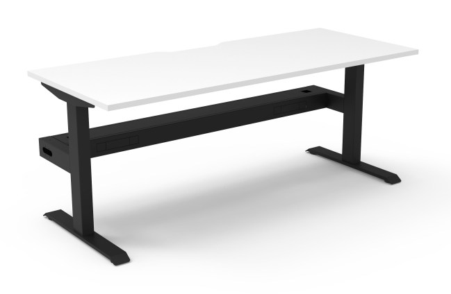 White Frame - Natural Oak Top